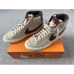 Nike Shoes Blazer Mid '77 PRM Rattan/LT Chocolate DM0178 200 - Size 8